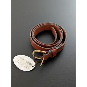 Itasca Leather Goods Women's Grant Belt Tobacco Brown Size 38 NWT
